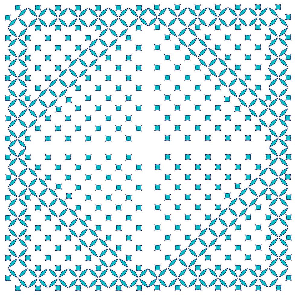 Decorative pattern, rhombus silhouette outline. Geometric background. Isolated vector