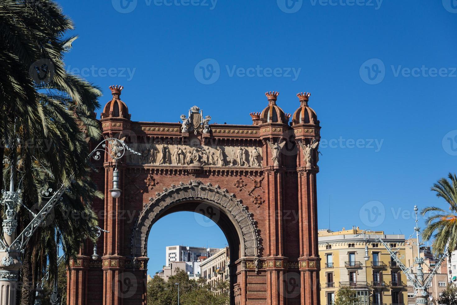 Barcelona Arch of Triumph photo