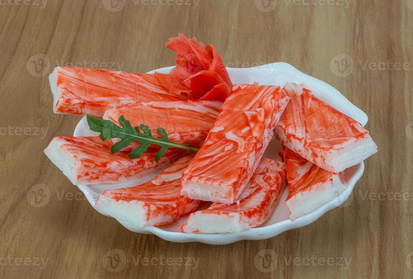 Imitation crab sticks 10934147 Stock Photo at Vecteezy