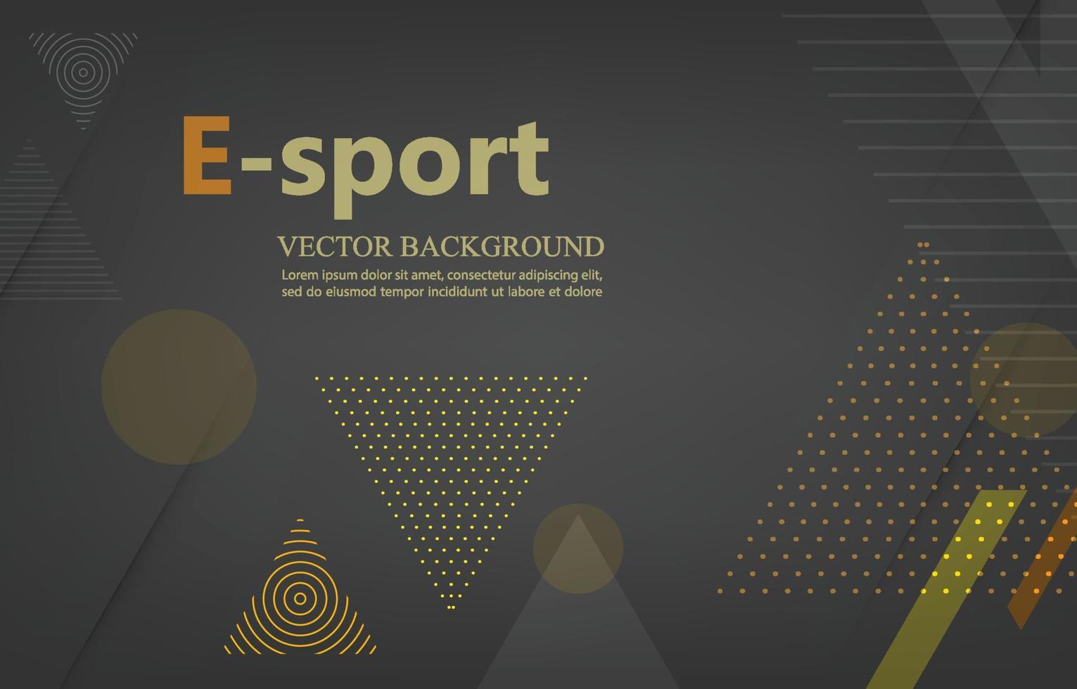 Technology geometric vector esport concept.technology backgrounds