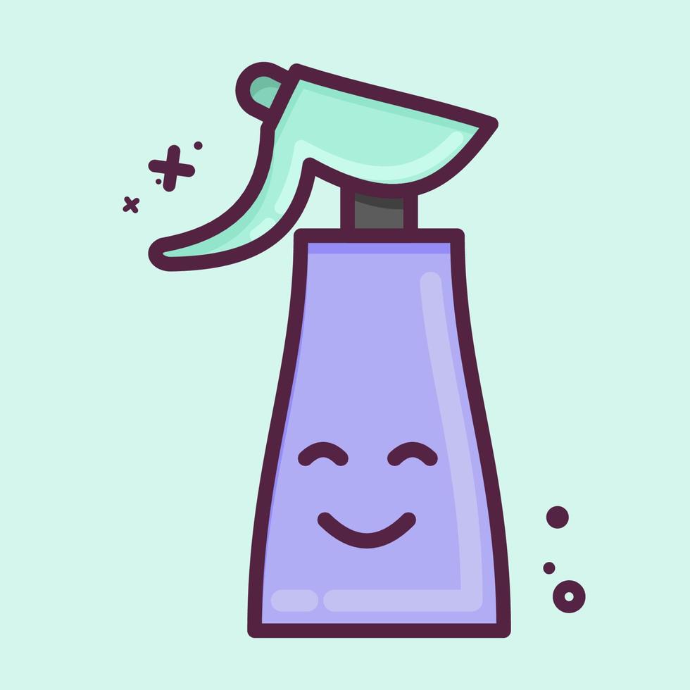 Icon Spray. suitable for Barbershop symbol. MBE style. simple design editable. design template vector. simple illustration vector