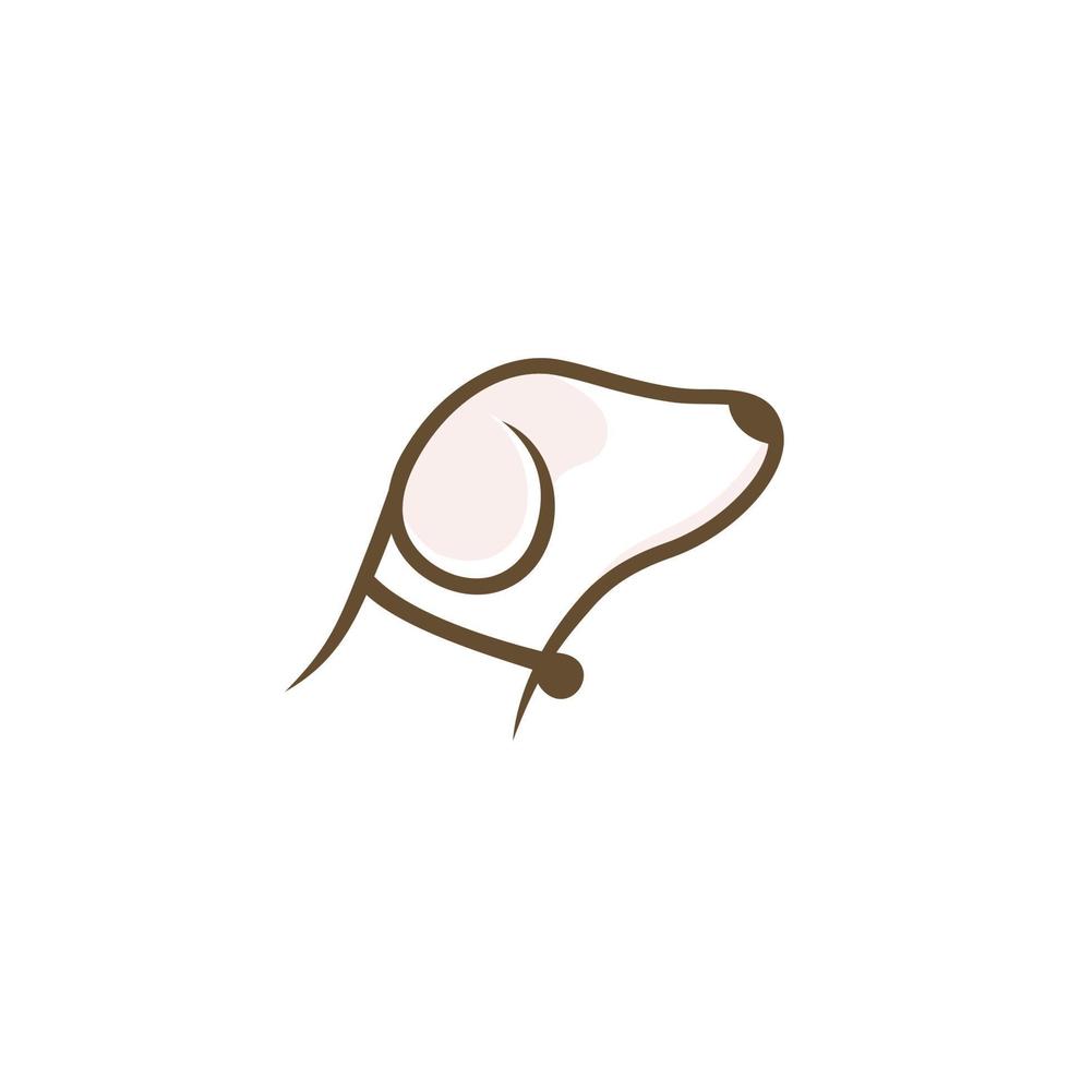 Dog logo design vector