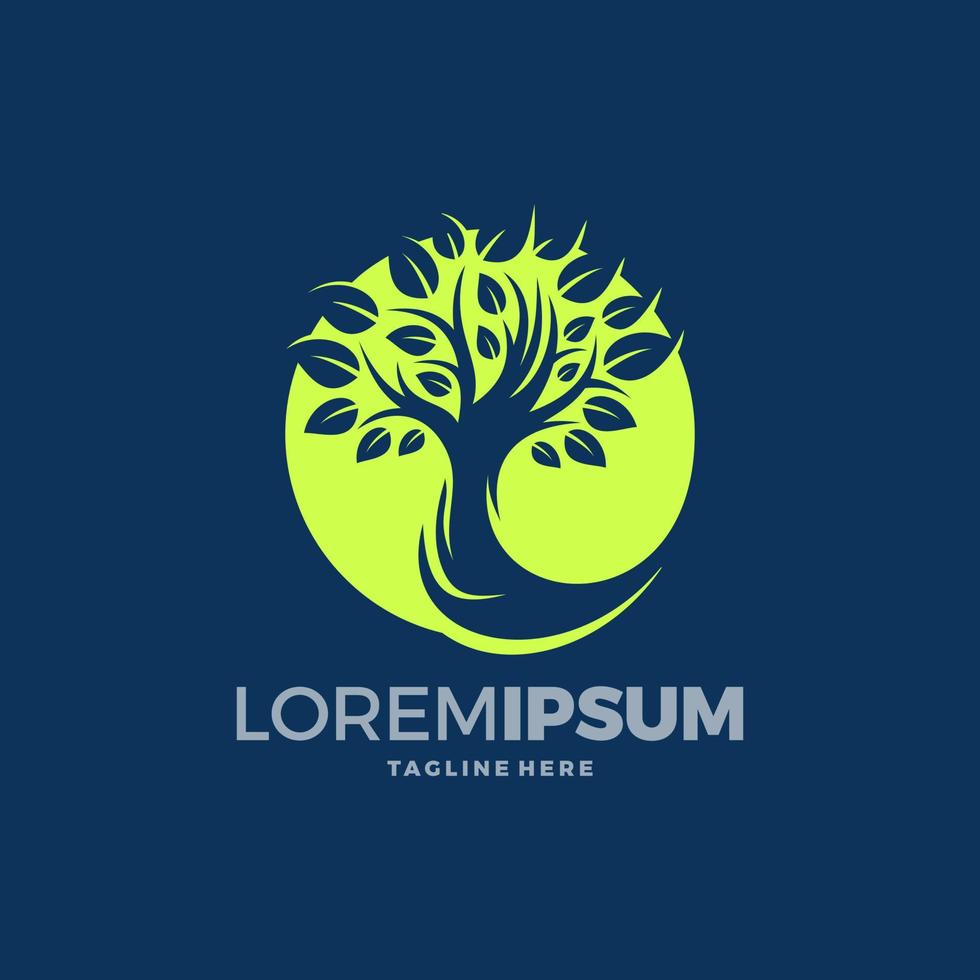 Tree logo design vector