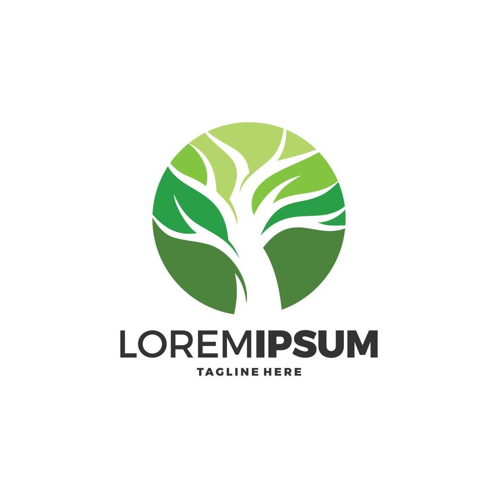 Tree logo design vector