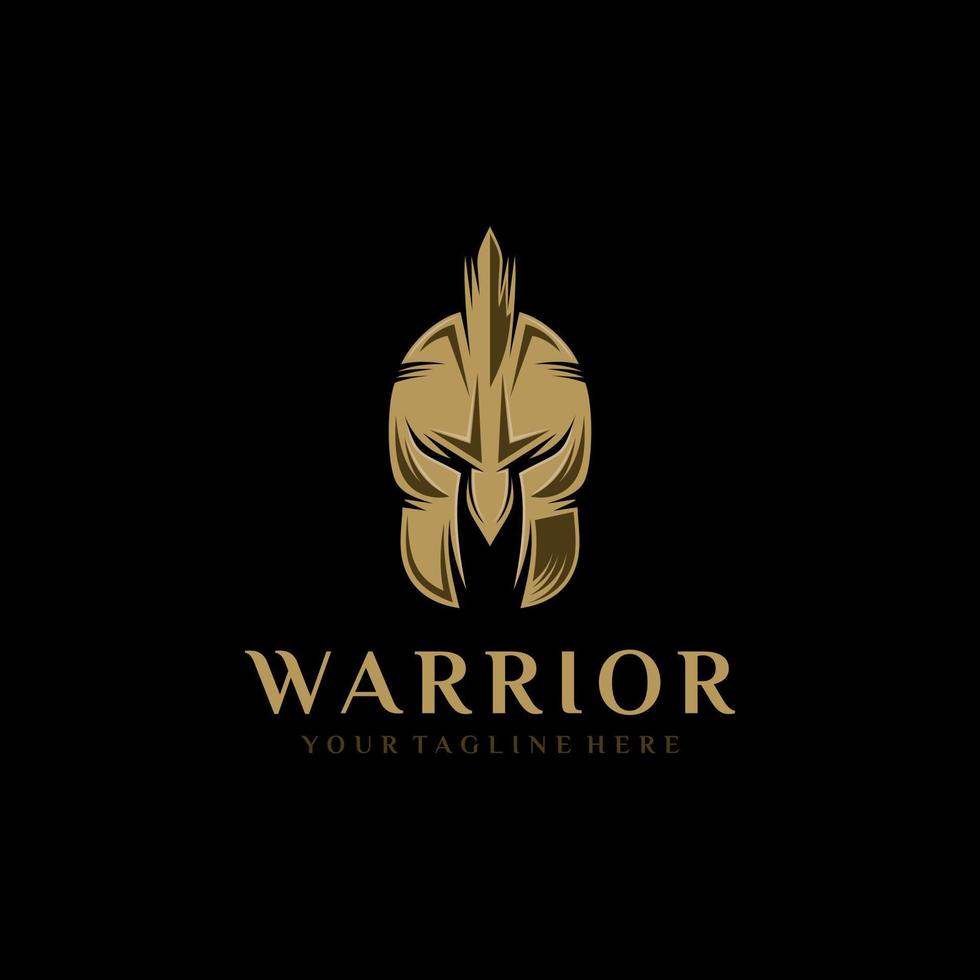 Warrior logo vector template