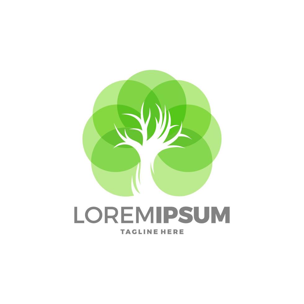 Tree logo design vector