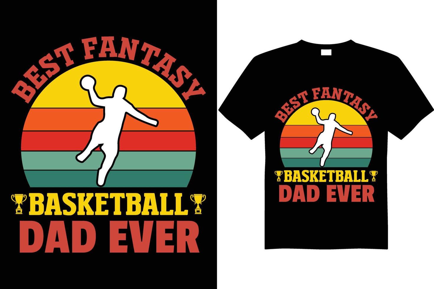 vector de diseño de camiseta de baloncesto, camiseta de papá de baloncesto