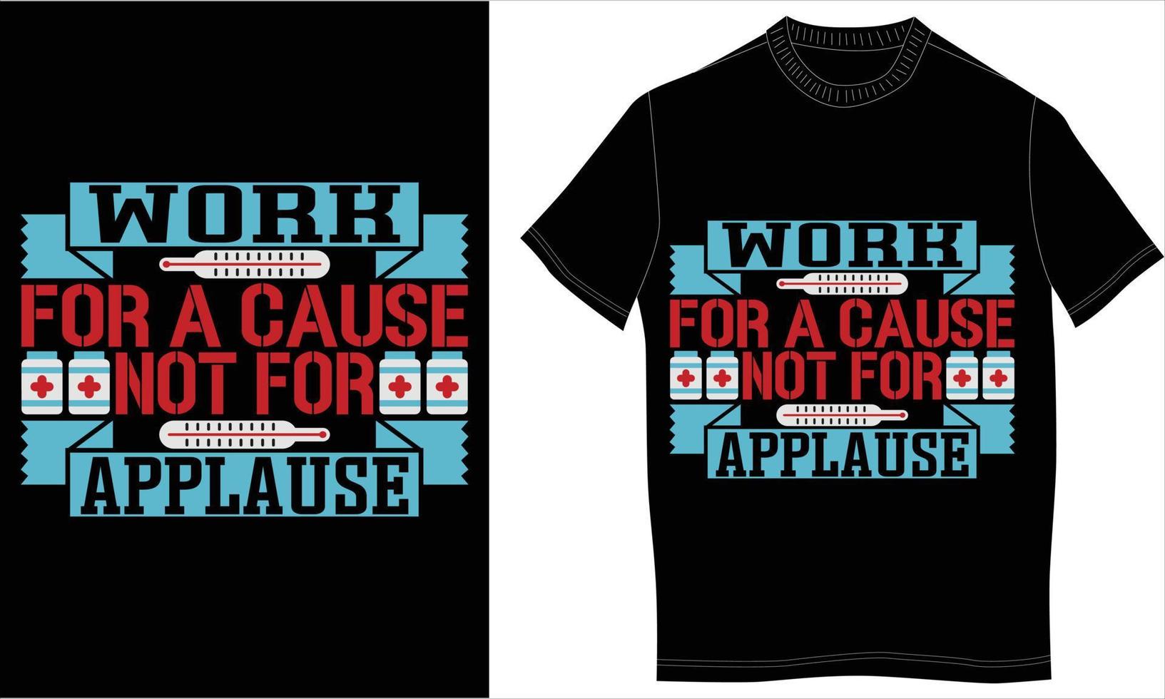 nurse tshirt design vector