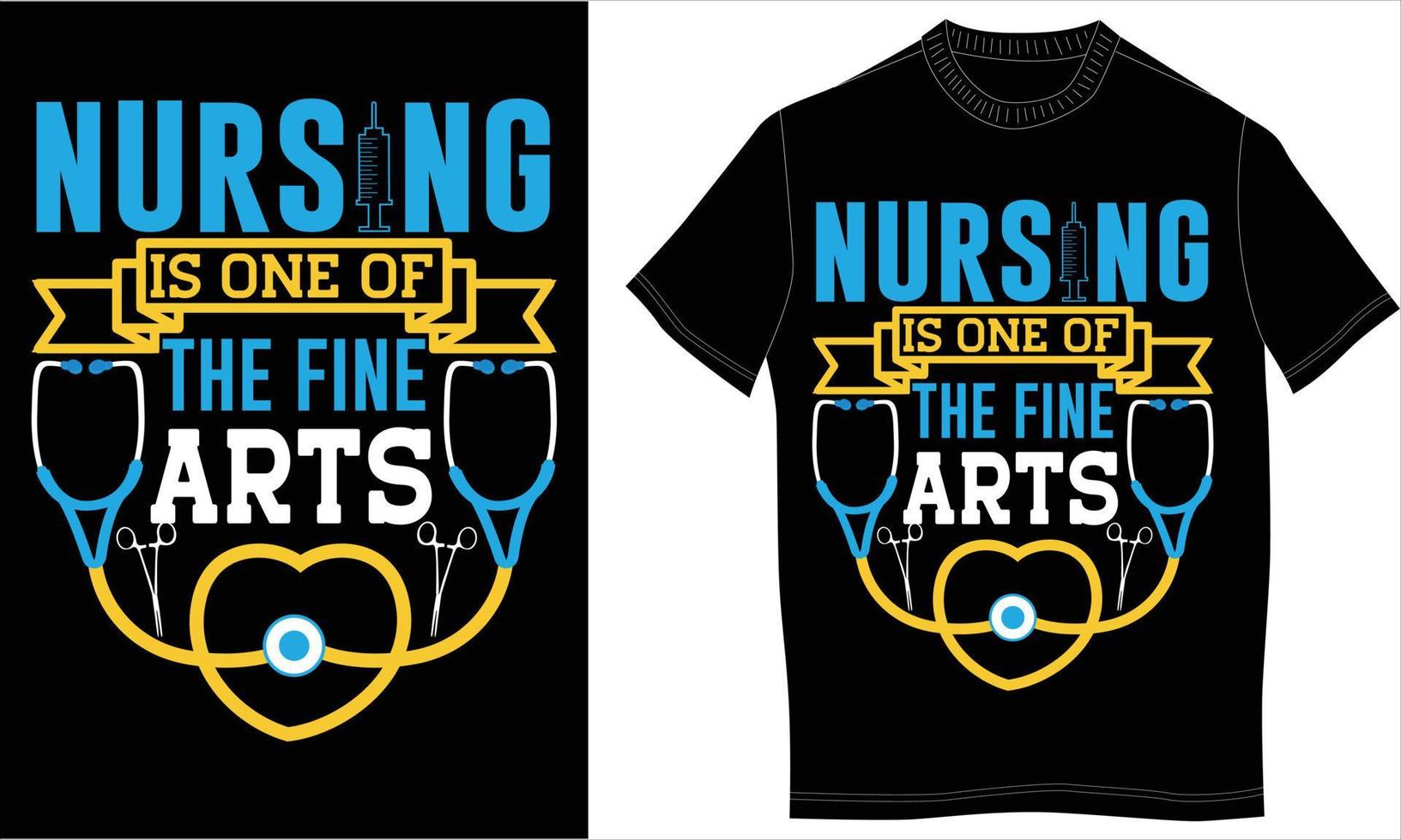 nurse tshirt design vector