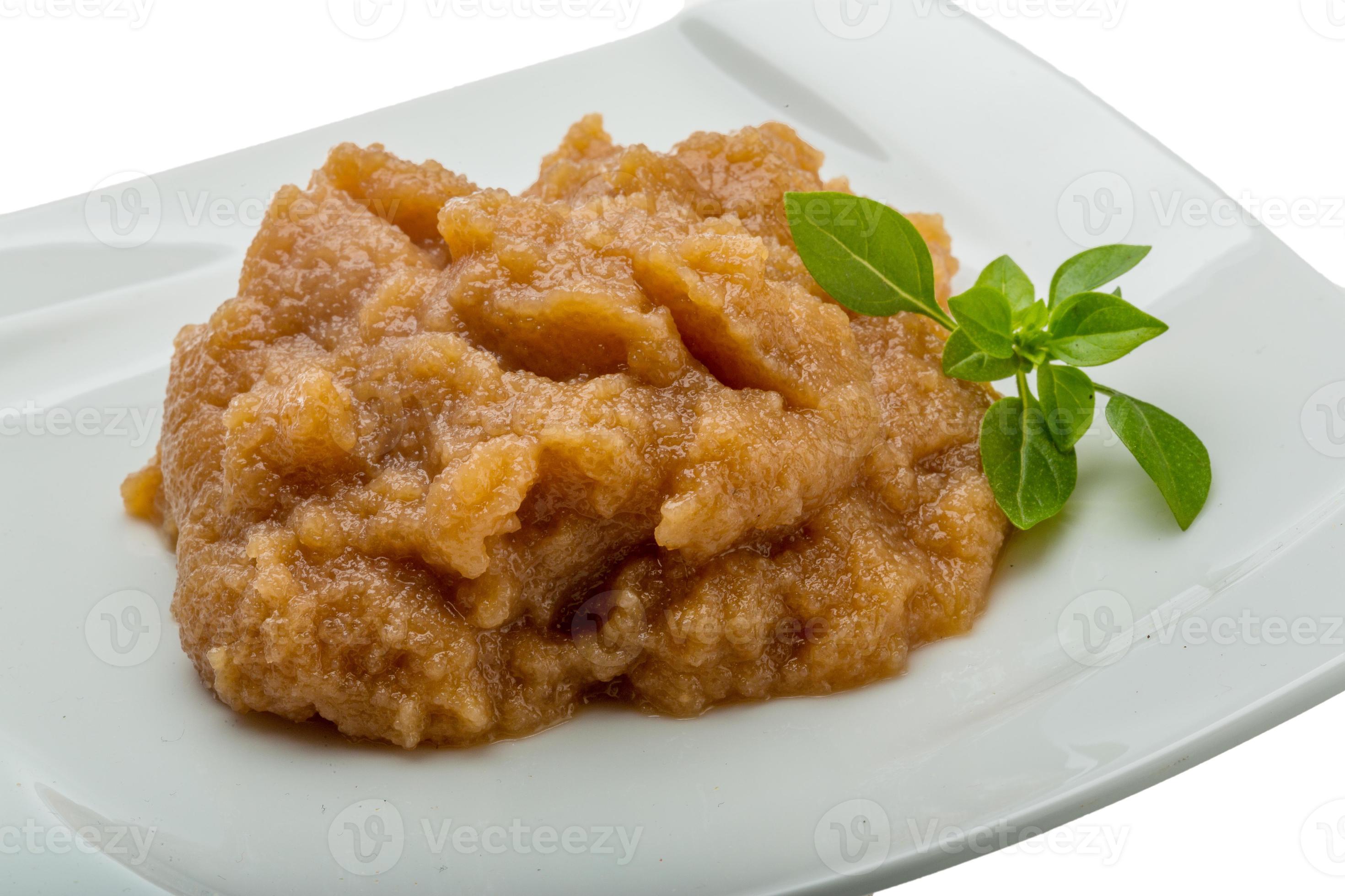 Pollock roe on the plate and white background 10936839 Stock Photo at Vecteezy