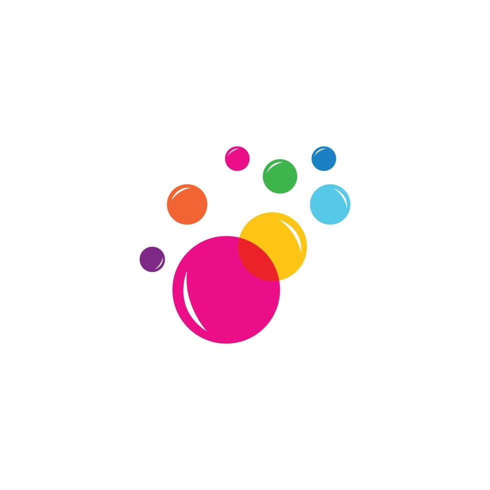 Bubble logo template vector icon illustration design 10938353 Vector
