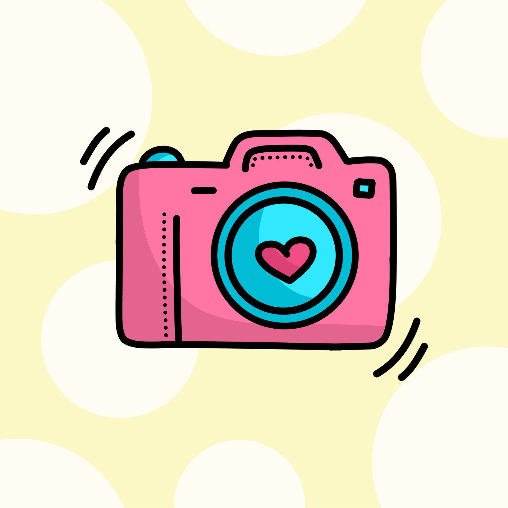 Cute camera cartoon vector illustration 10938487 Vector Art at Vecteezy
