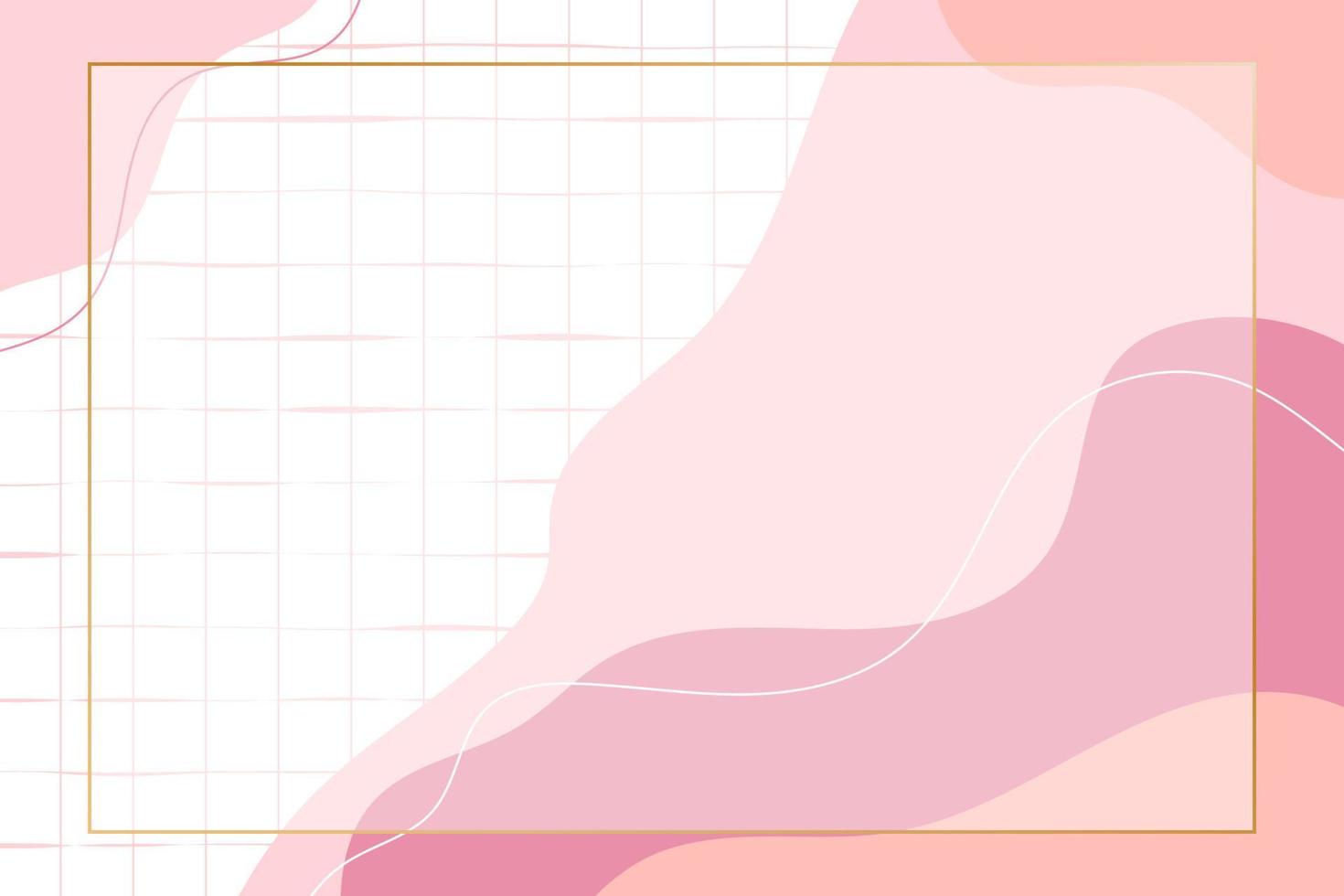 Modern colorful pastel gradient abstract shapes on memphis style background vector