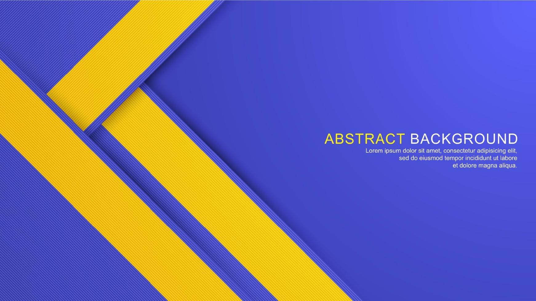 Modern 3d shapes background with diagonal style vector