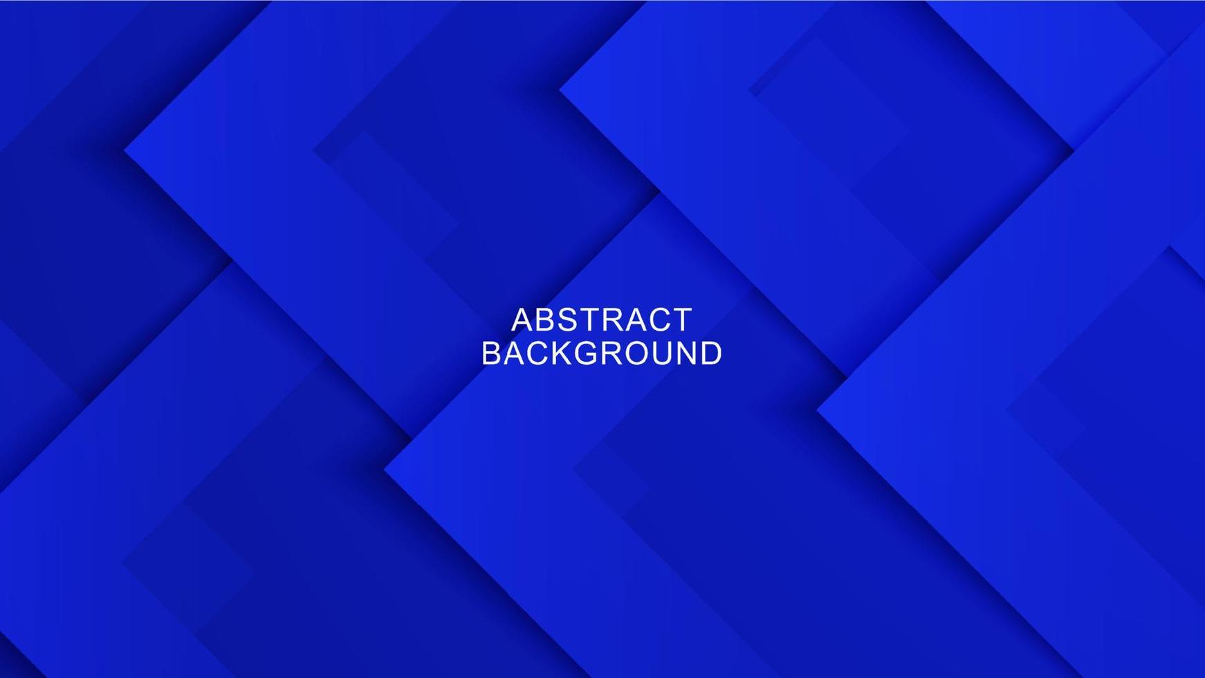 Geometric background with square design in blue gradient colors vector