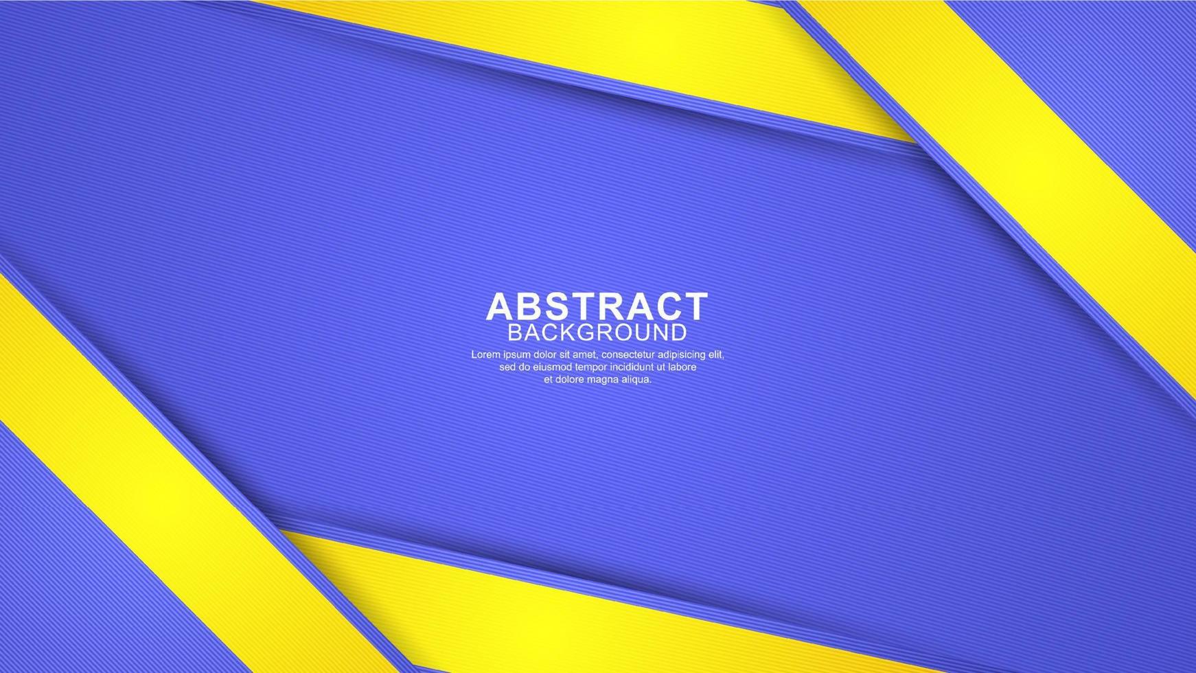 Modern 3d shapes background with diagonal style vector