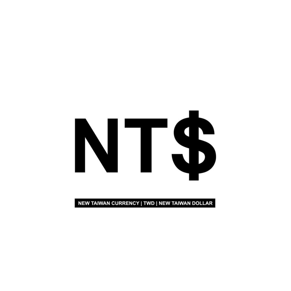 Taiwan Currency TWDD New Taiwan Dollar Icon Symbol Vector taiwan-currency-twdd-new-taiwan-dollar-icon-symbol-vector