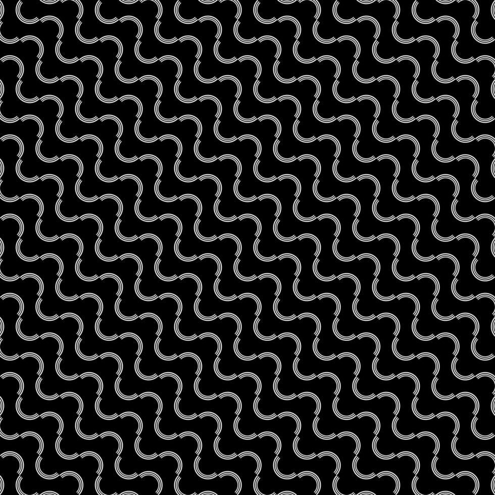 Seamless Curve Lines Motifs Pattern.Contemporary Decoration for Interior, Exterior, Carpet, Textile, Garment, Cloth, Silk, Tile, Plastic, Paper, Wrapping, Wallpaper, Background, Ect. Vector