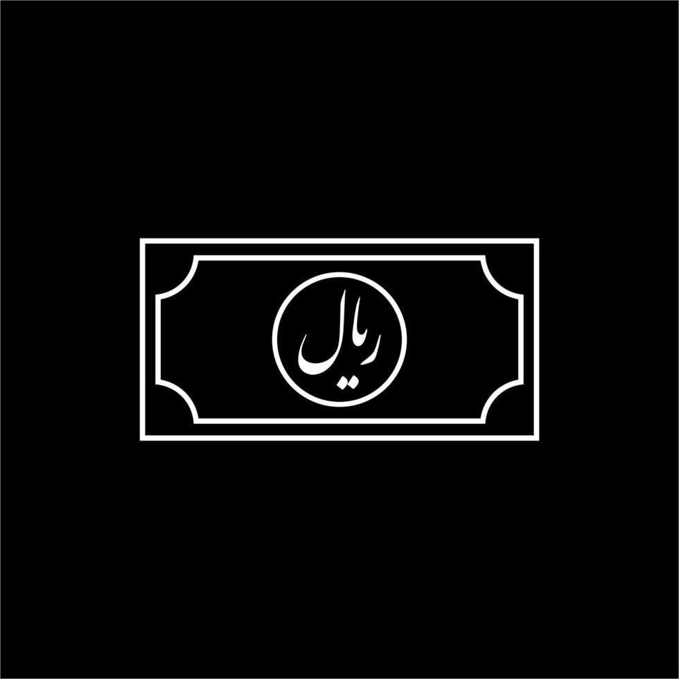 Iran Currency, IRR, Iranian Rial Icon Symbol. Vector Illustration