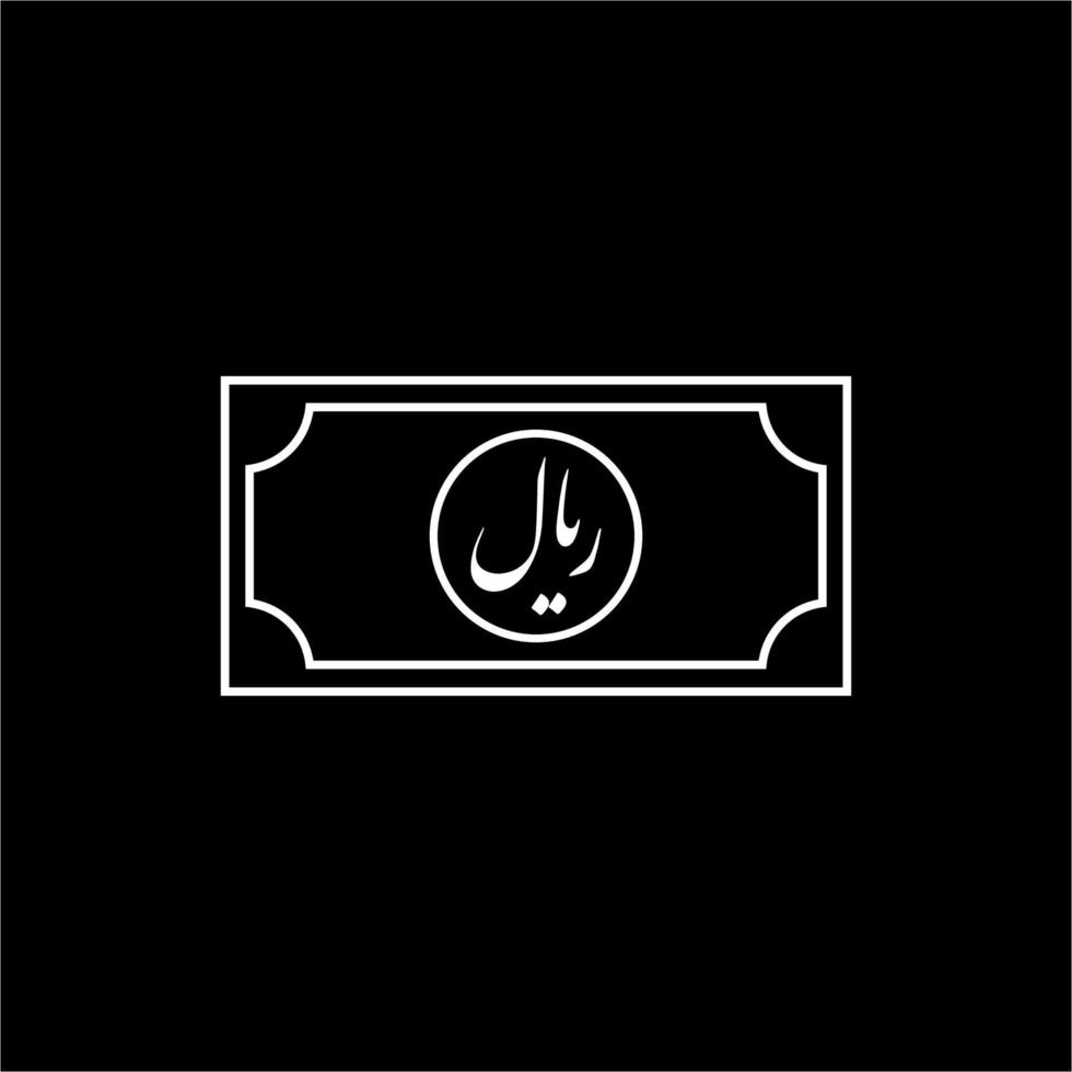 Iran Currency, IRR, Iranian Rial Icon Symbol. Vector Illustration