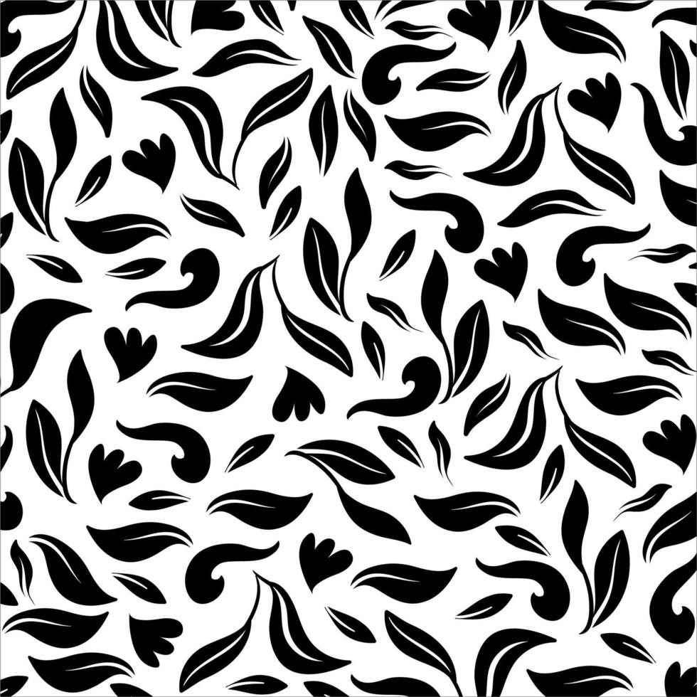 Seamless Floral Motifs Pattern. Vector Illustration