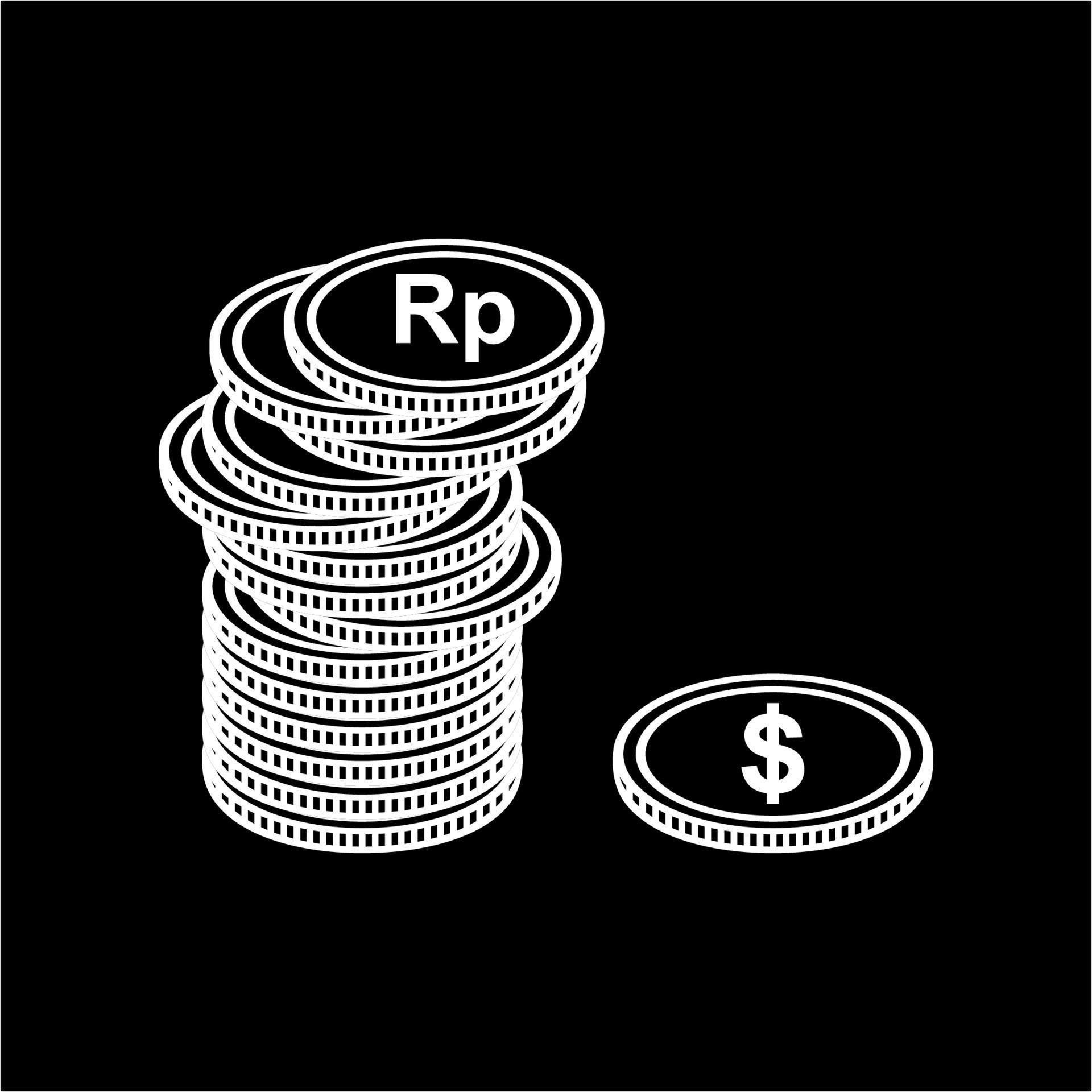 Dollar To Rupiah Dollar To IDR Icon Symbol Money Currency Value dollar-to-rupiah-dollar-to-idr-icon-symbol-money-currency-value