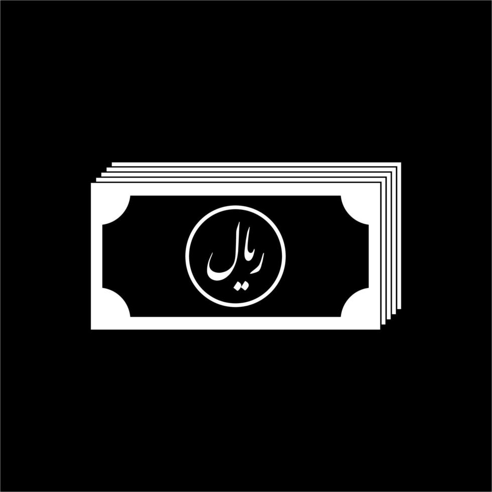 Iran Currency, IRR, Iranian Rial Icon Symbol. Vector Illustration