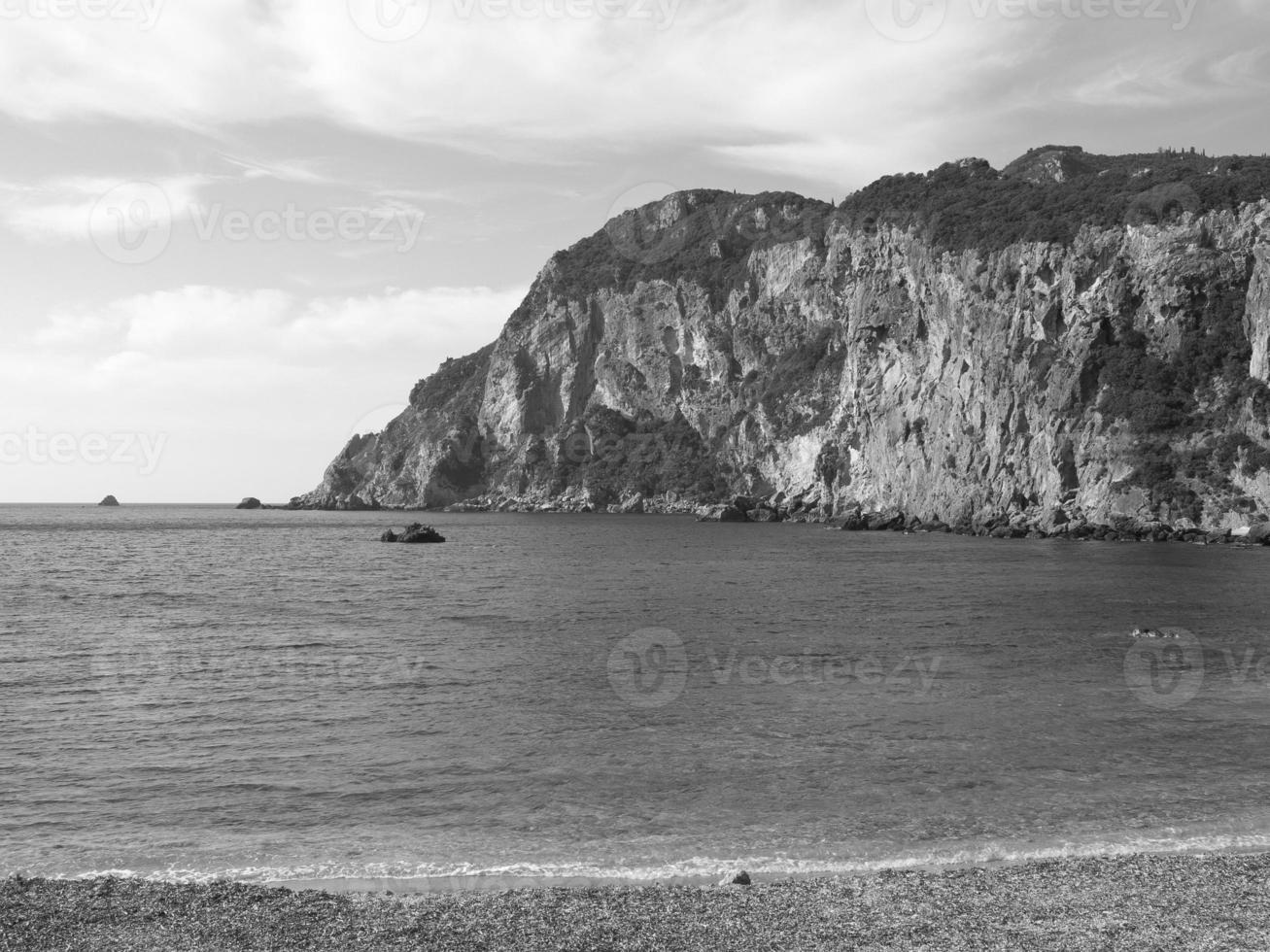 At the beach of Corfu photo