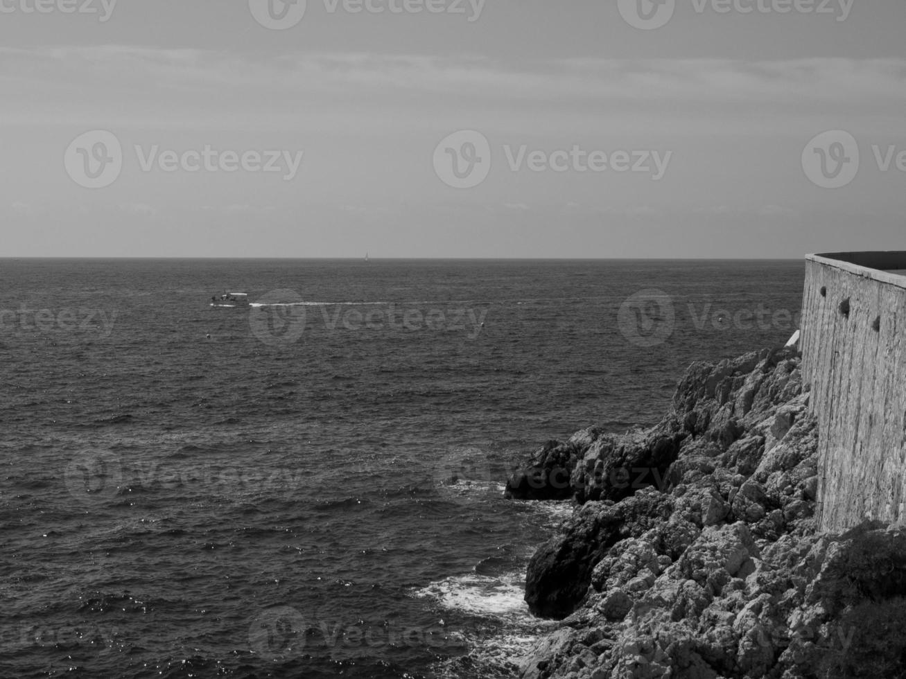 monaco at the mediterranean sea photo