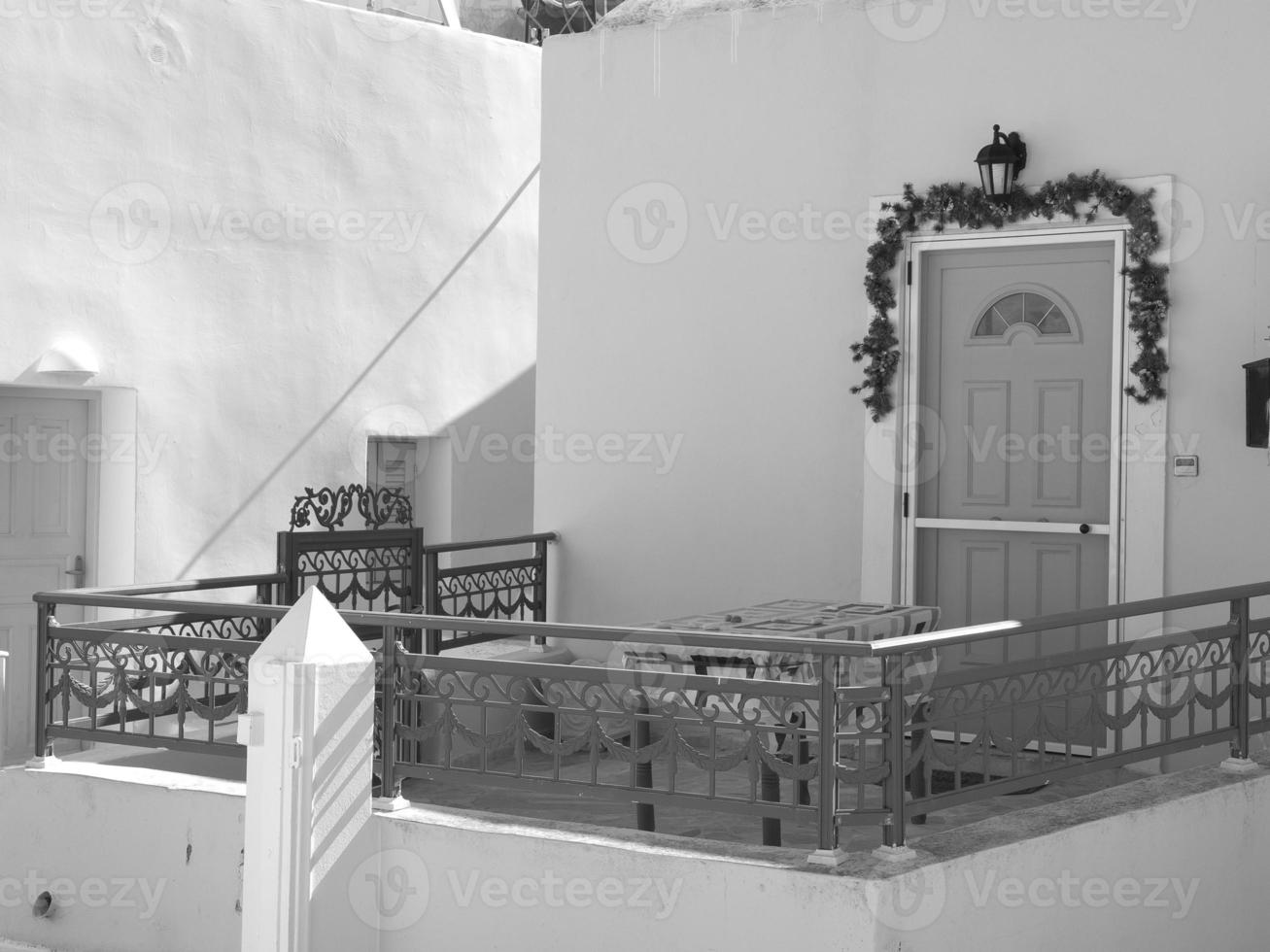 the island of Santorin photo