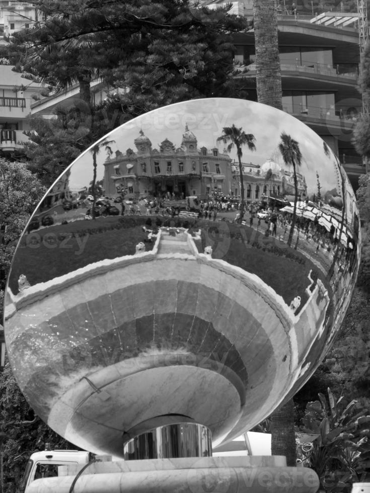 Monaco at the mediterranean sea photo