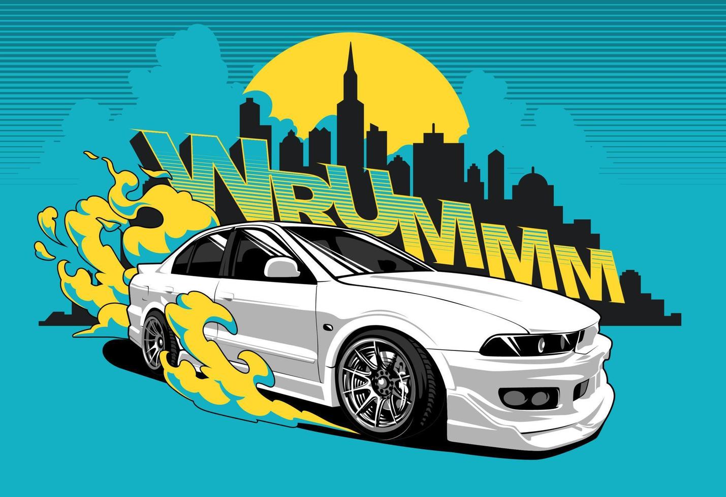 Urban Drift Design vector