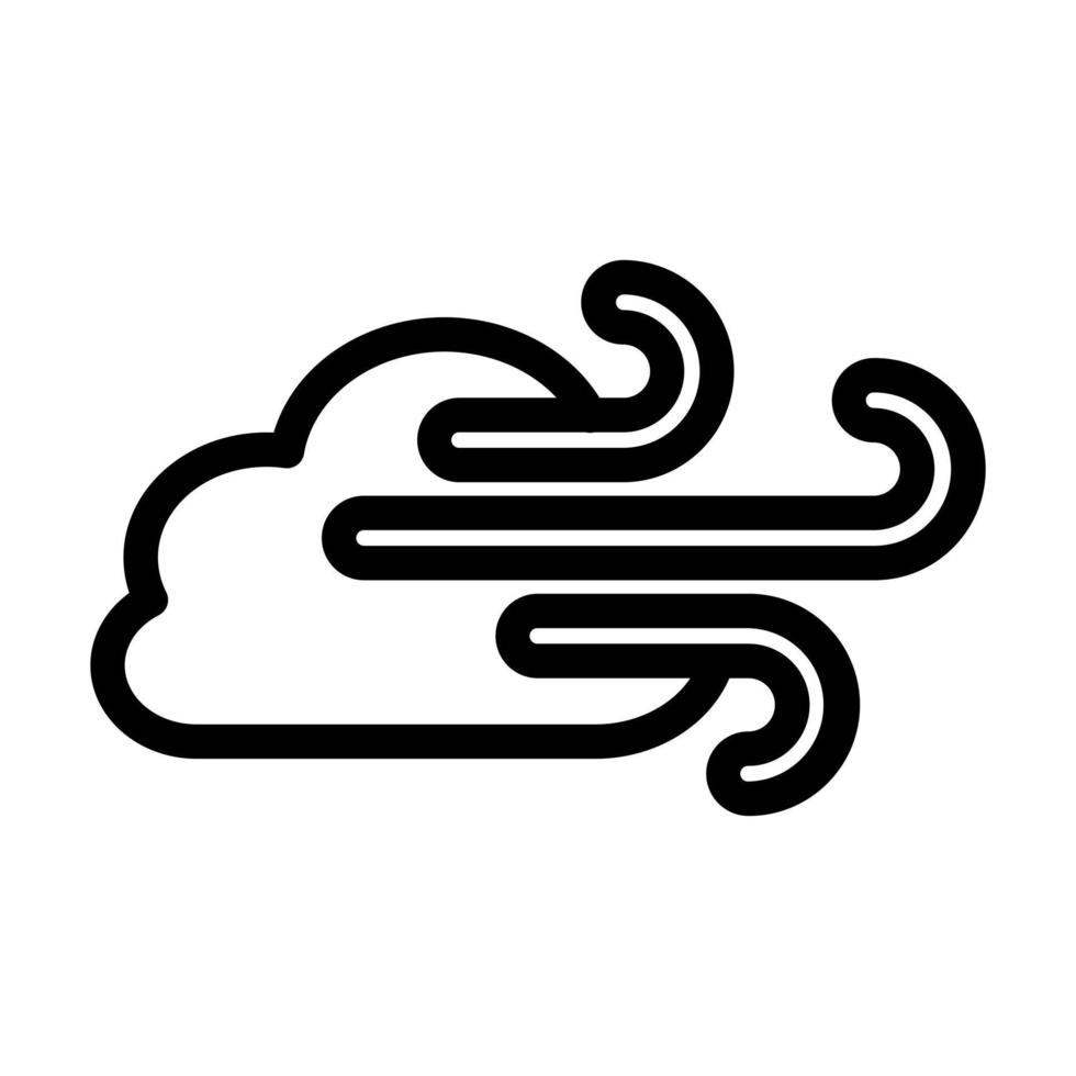 Windy Icon Design vector