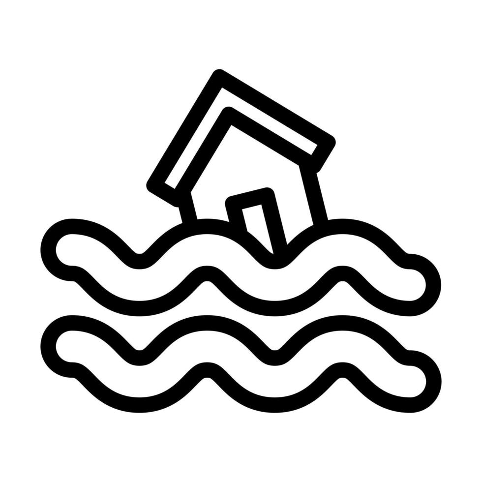 Flood Symbol Icon Design vector