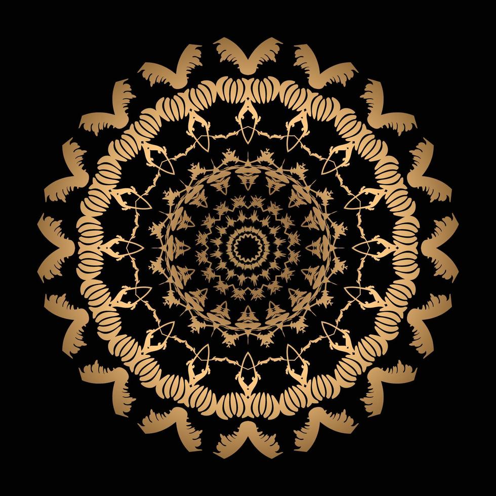 Luxury mandala design Free Vector