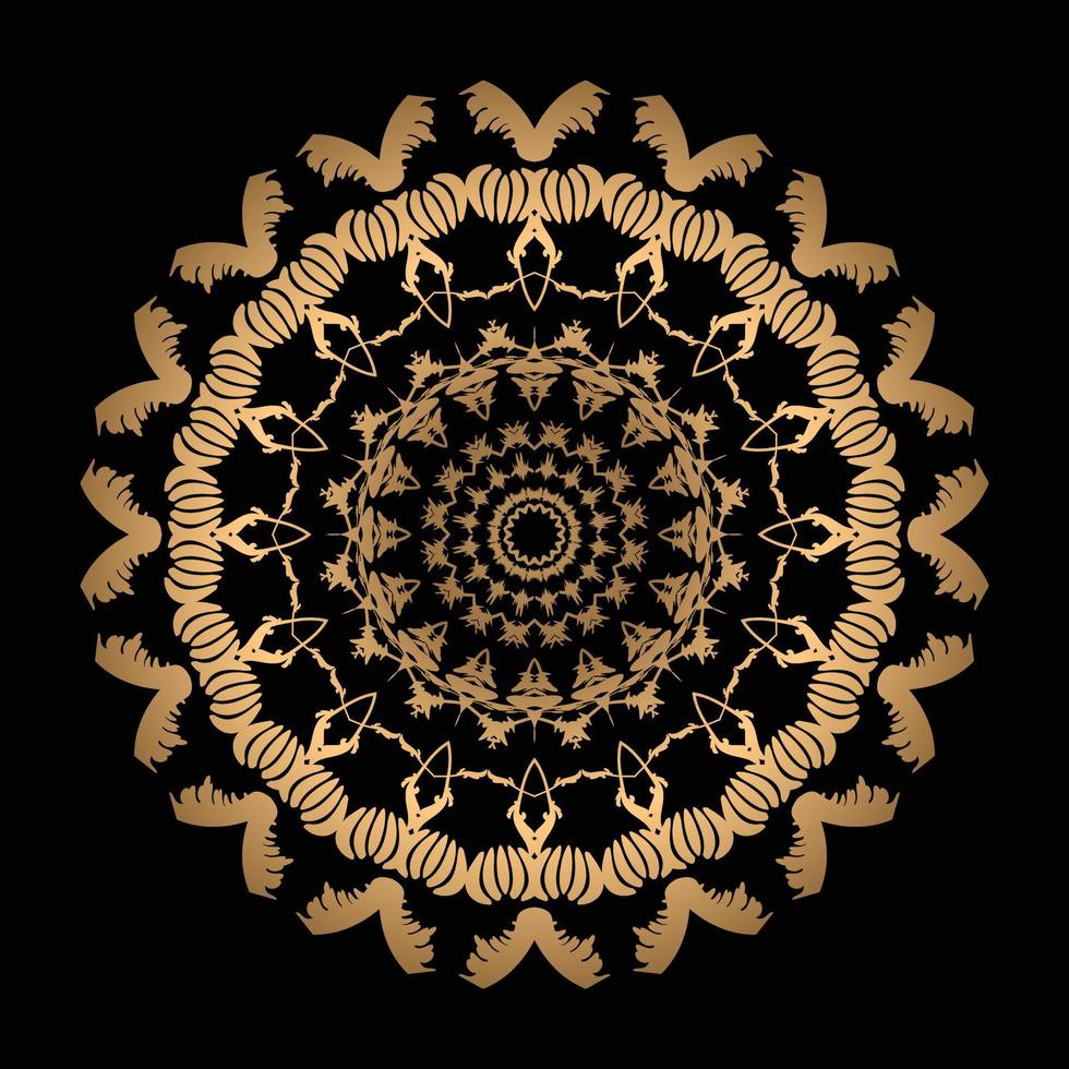 Luxury mandala design Free Vector