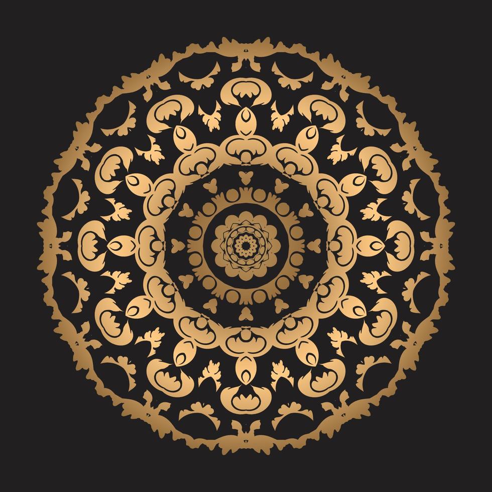 Luxury mandala design Free Vector