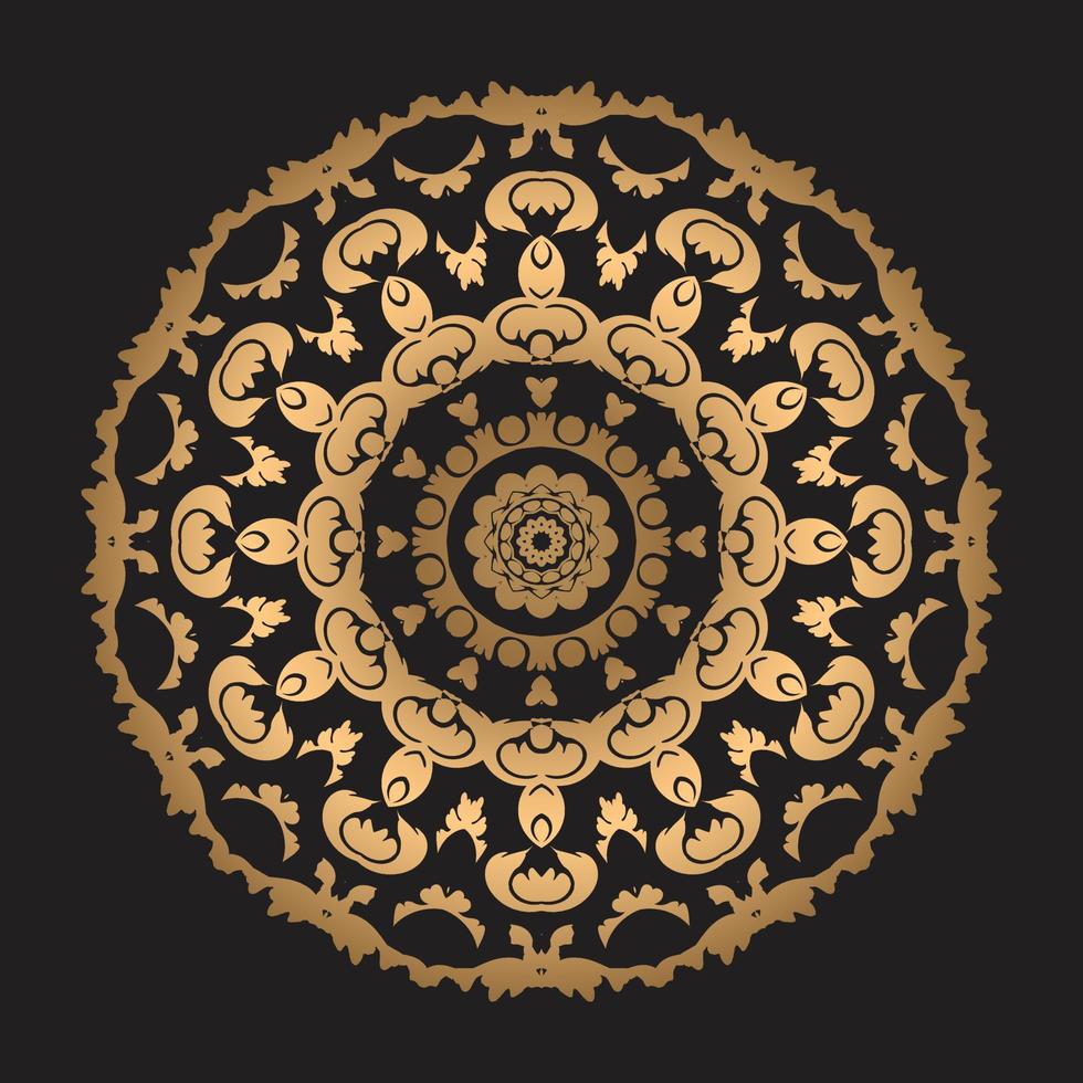 Luxury mandala design Free Vector