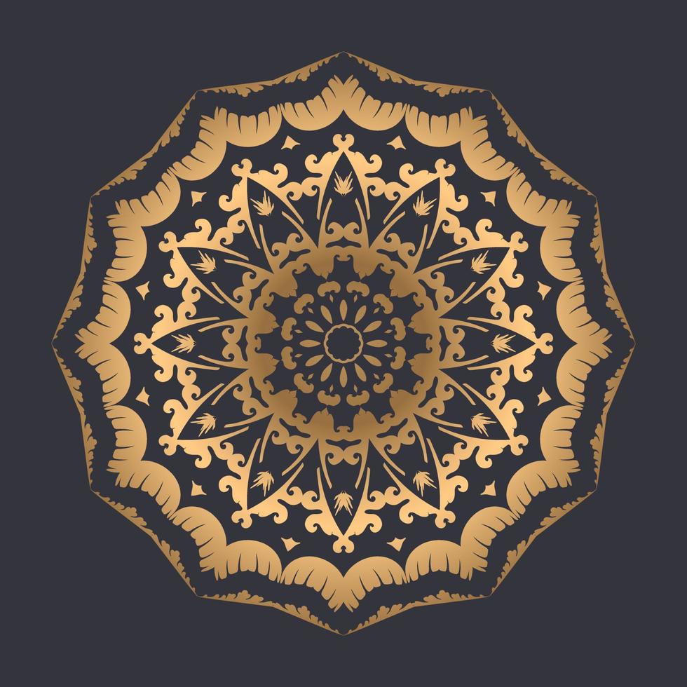 Luxury mandala design Free Vector