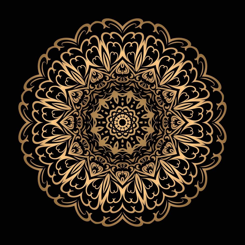 Luxury mandala design Free Vector