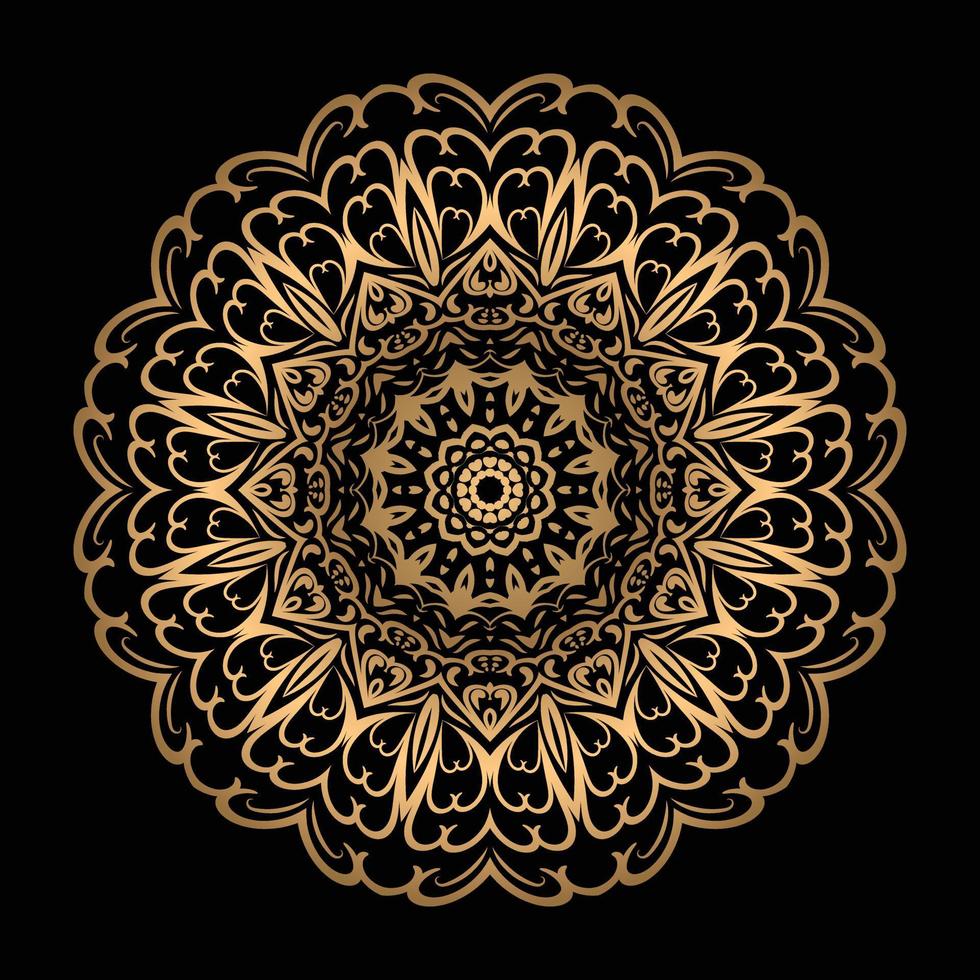 Luxury mandala design Free Vector