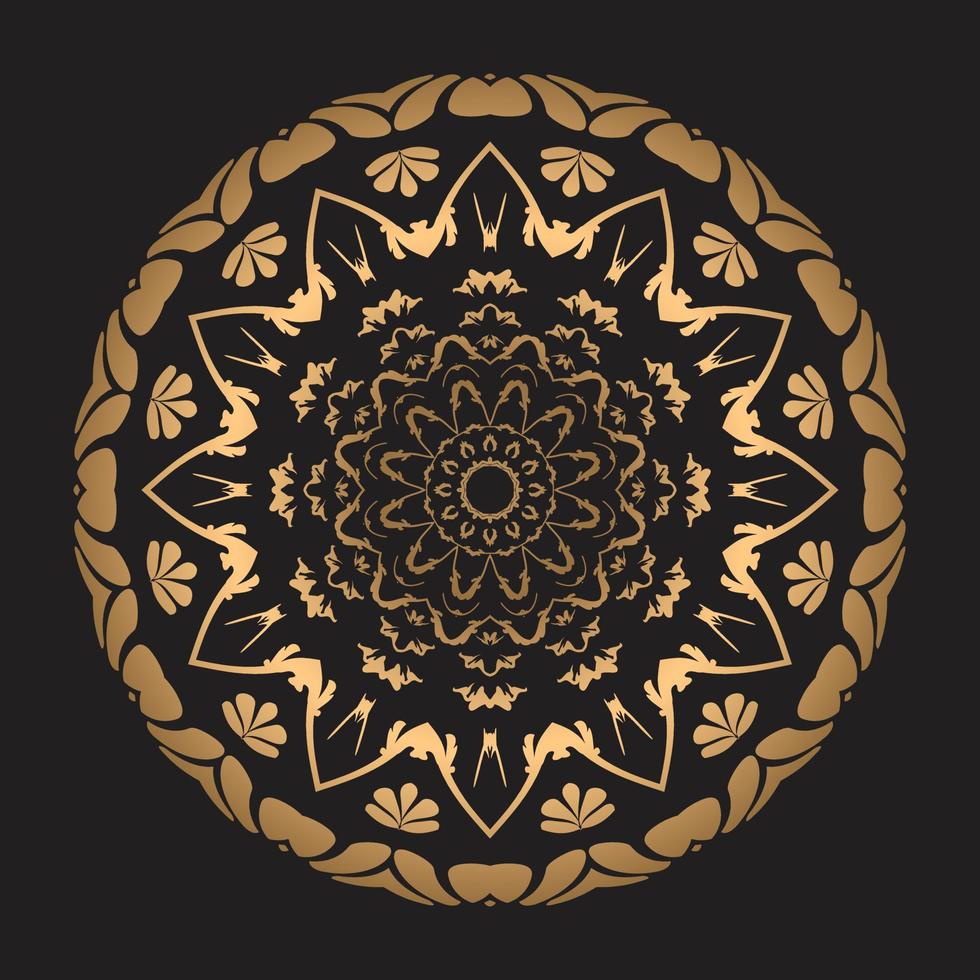 Luxury mandala design Free Vector