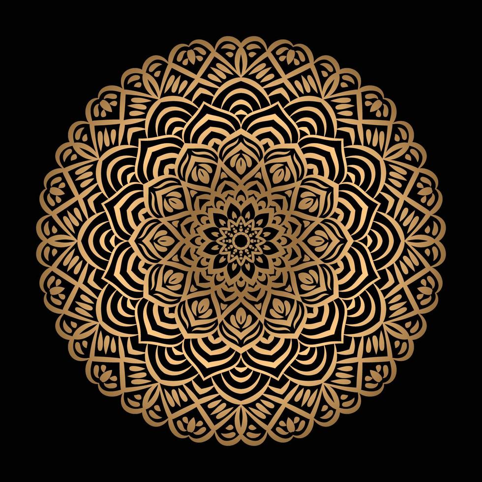 Luxury mandala design Free Vector