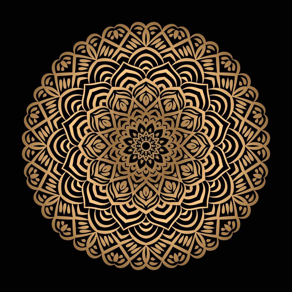 Luxury mandala design Free Vector