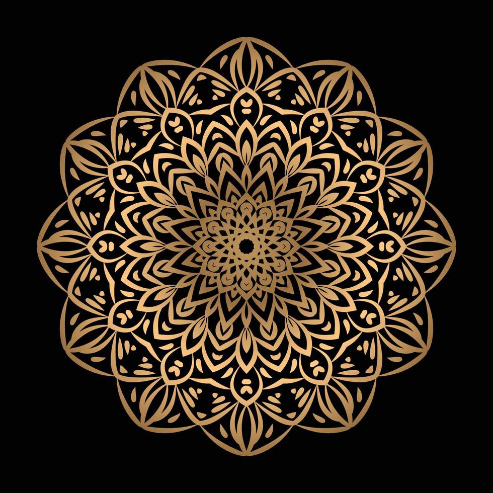 Luxury mandala design Free Vector