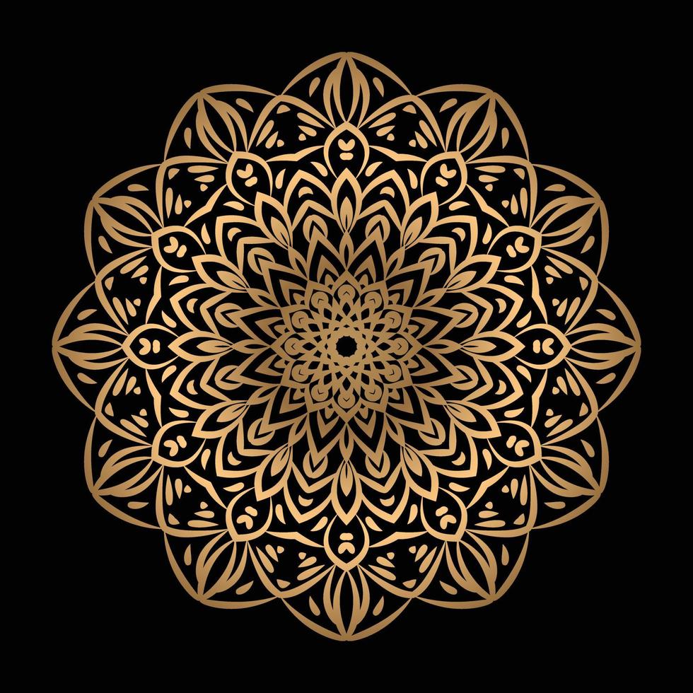 Luxury mandala design Free Vector