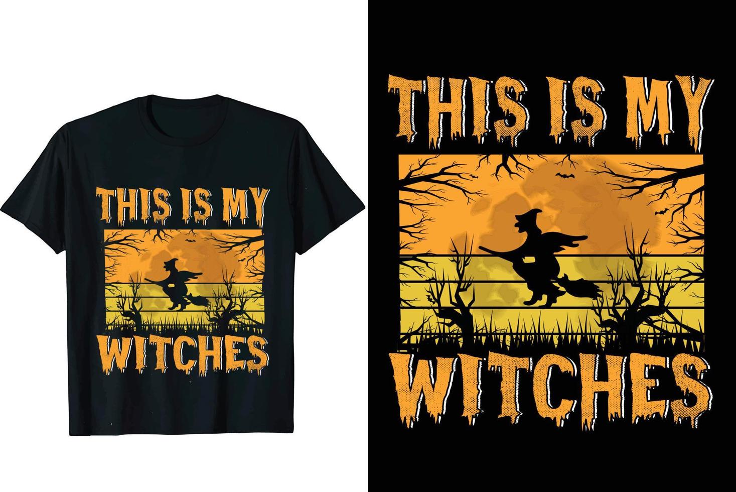 this is my witches t-shirt vector