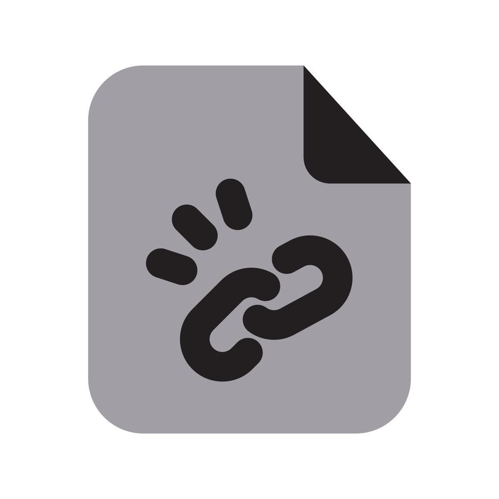 Unlink Files Icon Two Tone Solid vector