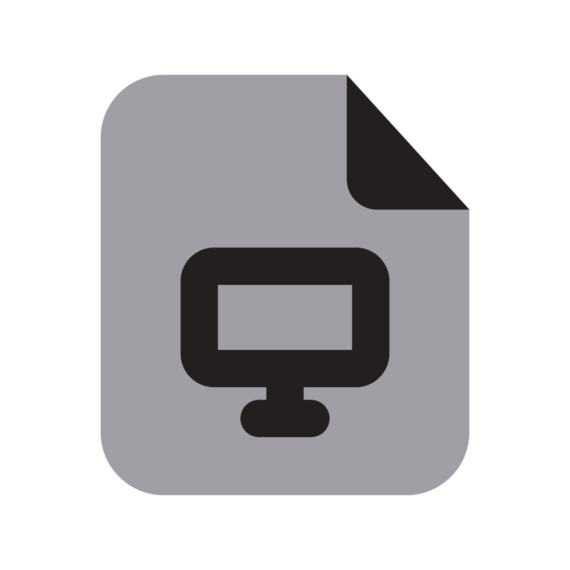 Computer Files Icon Two Tone Solid 10941017 Vector Art at Vecteezy