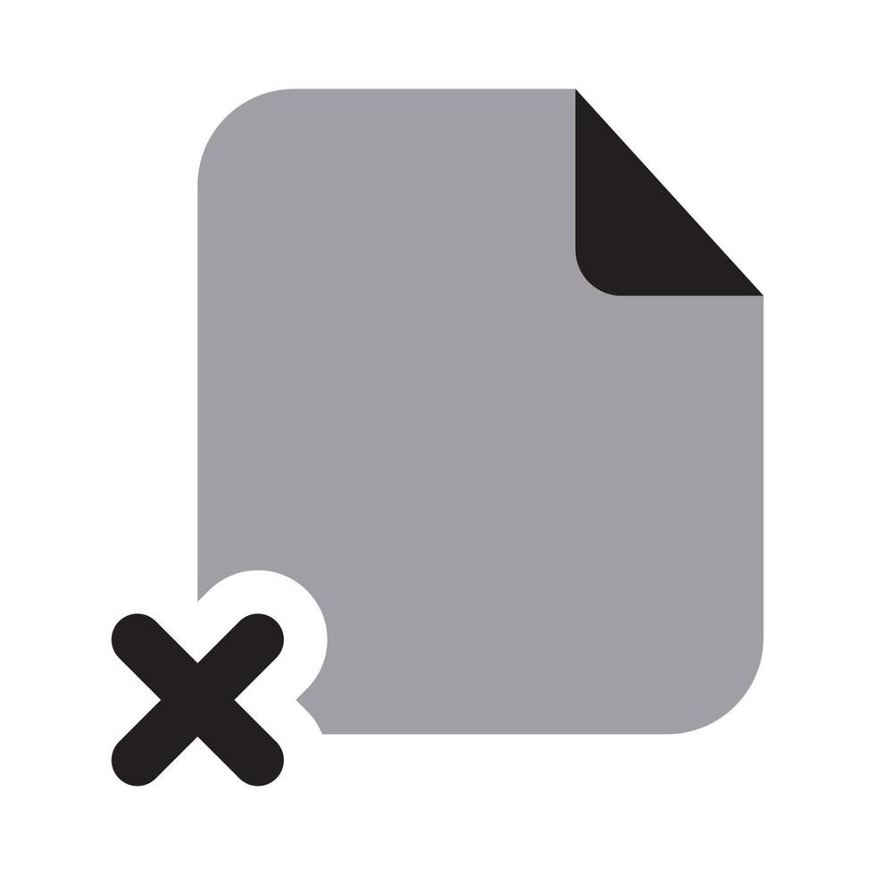 Broken Files Icon Two Tone Solid 10941057 Vector Art at Vecteezy